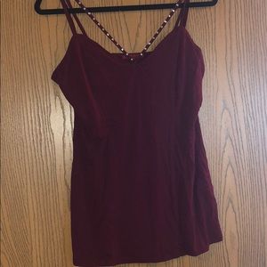 Buckle BKE Burgundy Bling Tank XL💎